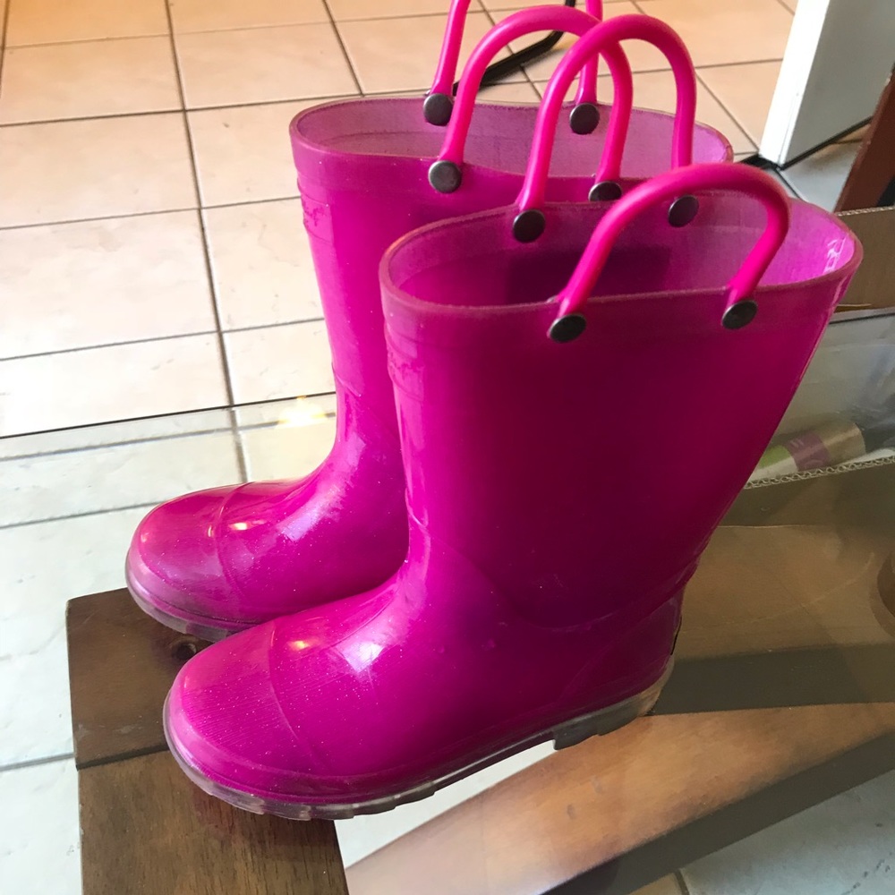 Girls light up Western Chief rain boots size 12